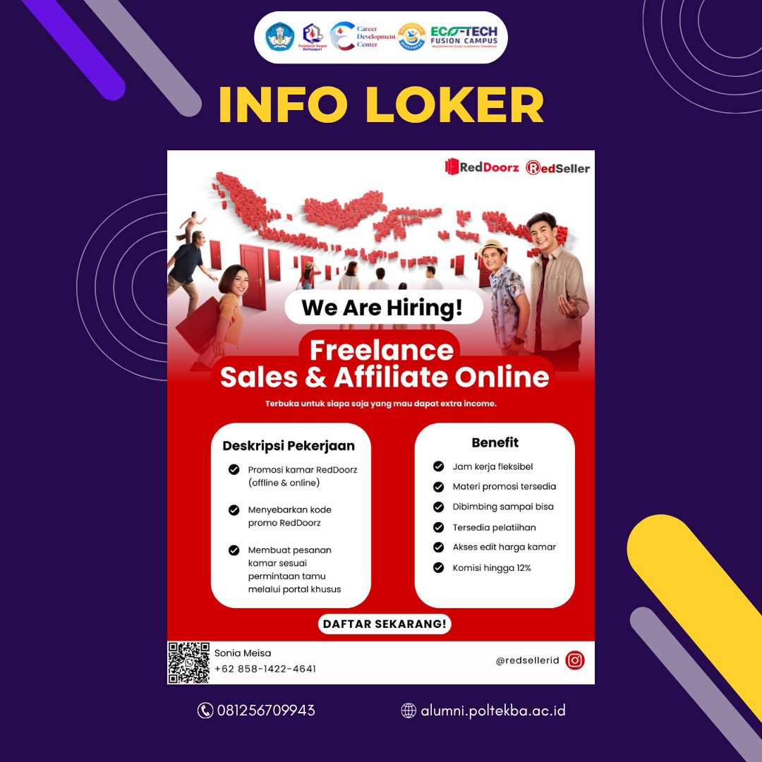 LOWONGAN KERJA RedDoorZ Indonesia