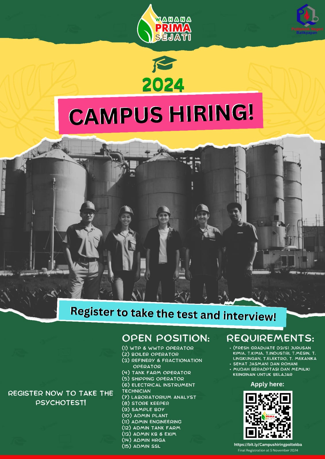 CAMPUS HIRING WAHANA PRIMA SEJATI