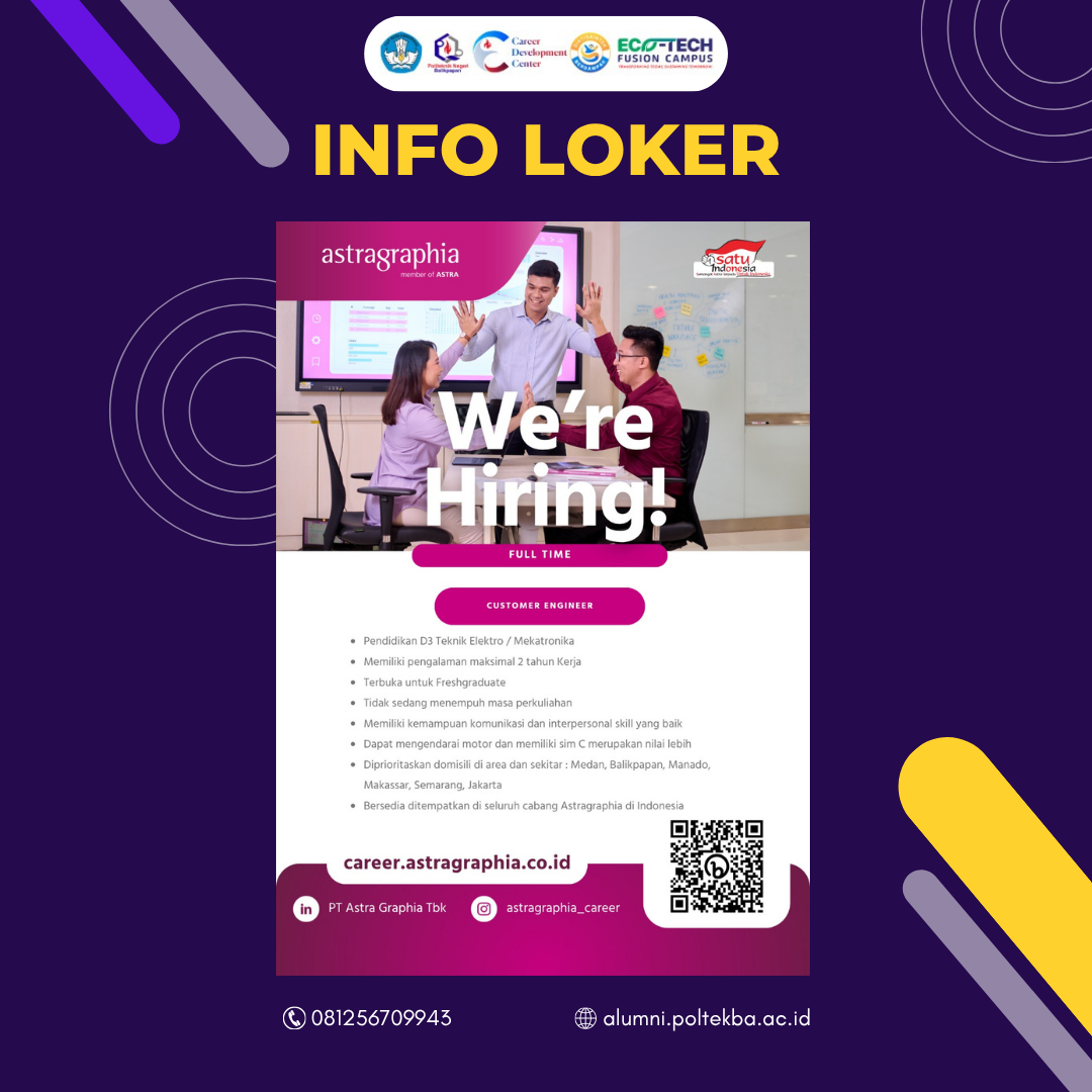 LOWONGAN KERJA ASTRAGRAPHIA