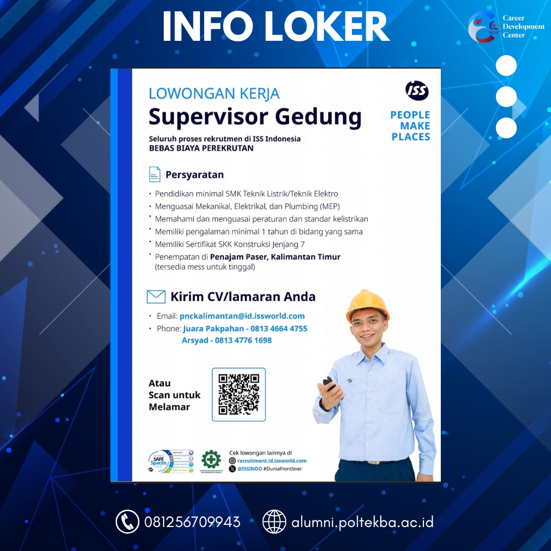 LOWONGAN KERJA – PT. ISS INDONESIA