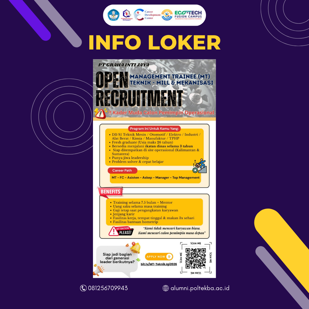 LOWONGAN KERJA PT. GRAHA INTI JAYA